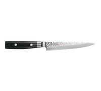Yaxell Couteau à Viande Zen, 15 cm, Acier Inoxydable Damas 37 Couches, Manche Micarta, aiguisage Double Face