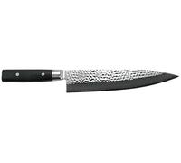 Yaxell Couteau de chef en acier damassé - Lame de 24 cm - 37 couches - Fabriqué au Japon