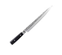 Yaxell Japonais - Série Zen - Filier/Sushimes - Acier VG10 - 61 HRC - Lame 23 cm - Acier Damas 37 Couches - Canvas-Micarta Manche Noir