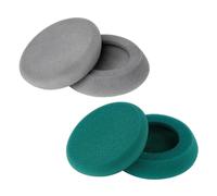 YAXI Coussinets d'oreille pour Koss PortaPro 2 paires (gris + vert)