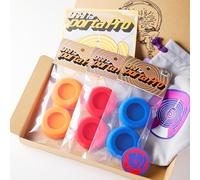 YAXI Coussinets d'oreille pour Koss PortaPro 3 paires + pochette (orange + bleu + rouge) + pochette)
