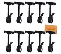 YAXIDAEVER 10 pcs Rotatif Port prix,Affichage Plastique Prix,Plastique Porte étiquette à Placer,Convient à l'étiquetage des Mémos Familiaux