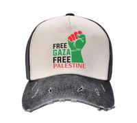 Yaxinduobao Palestine Casquette de baseball Golf Dad Chapeau réglable Original Classique Faible Profil Coton Chapeau Hommes Femmes, Free Gaza Free Palestine 27, taille unique