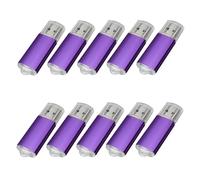 Yaxiny Lot de 10 clés USB 2.0 16 Go violet