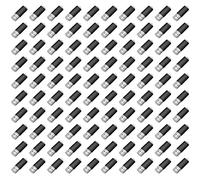Yaxiny Lot de 100 clés USB 2.0 de 512 Mo - Noir
