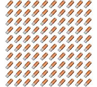 Yaxiny Lot de 100 clés USB 2.0 de 512 Mo - Orange