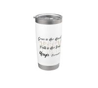 Yaya Floral Belle grand-mère Gobelet isotherme en acier inoxydable double paroi
