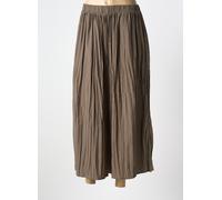 yaya pantalons femme de couleur marron 34