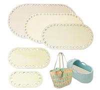 Yayatty Lot de 5 paniers ovales pour tricot et crochet - Bricolage - Fournitures de tissage