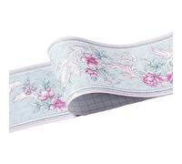 YAYDAFSHSAI Papier Peint Autocollant, Self-Adhesive Floral Waistline Wallpaper Border Multicolor 10cm x 5m(C)