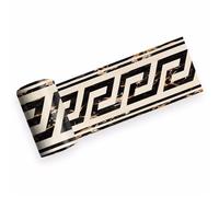 YAYDAFSHSAI Papier Peint Autocollant, Self Adhesive Greek Pattern Baseboard Wall Sticker Kitchen Bathroom 10x200cm