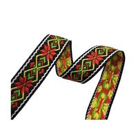 YAYDAFSHSAI Sangles en Nylon Sangle en Nylon 5 Yards 25 mm Ruban Jacquard brodé Multicolore(Color-02)