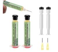 YAYNO 2 Pièces Sans plomb Pâte à Souder YF-RMA-223 Pâte à étamer Pâte à Souder 271°C Pâtes à Souder à l'étain avec SMT PCB SMD LED Réparation Électronique Application Facile en Seringue
