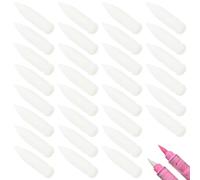 YAYNO 30 PCS Pinches De Remplacement De Pointe Douce Pour Marqueurs De Peinture En Acrylique Points De Pointe Fin En Nylon Stylos À Pinceaux Rechargeables Pour Le Dessin