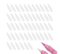 YAYNO 50 PCS Pinches De Remplacement De Pointe Douce Pour Marqueurs De Peinture En Acrylique Points De Pointe Fin En Nylon Stylos À Pinceaux Rechargeables, Pour Le Dessin