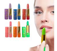 YAYNO 6 Pièces Couleur Magique Changeant Avec la Température Rouge à lèvres hydratant rose protecteur naturel Brillant à Lèvres Hydratant Lèvre Pulpeuse Ensemble Maquillage Pour Les Lèvres Longue