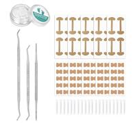 YAYNO Set Zur Korrektur Eingewachsener Zehennägel 70 Selbstklebendes Zehennagel Korrektur Patch, 20 schmerzfreie Zehennagelglättungsstreifen Einfaches Werkzeugset Für Eingewachsene Zehennägel