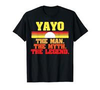 Yayo. The Man The Myth The Legend Fathers Day Funny Retro T-Shirt