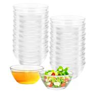 YAYODS 20 Pièces Bol en Verre Ø 6 cm - 30 ml Verrines en Verre - Petit Bol Pot a Sauce - Verrine Pot Sauce Bols à Soja de Petits bols Pour confiture