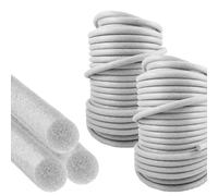 YAYODS Lot de 2 Fond de Joint Mousse Ø 20 mm x 10 m - Cordon de Remplissage en PE pour Joints de Dilatation - Joint de Fond de Calfeutrage Flexible pour Façade, Fenêtre, Sol et Béton - Gris