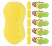 YAYODS Lot de 30 Éponge de Lavage Voiture Grande 22 x 11 x 4,5 cm - Éponge Auto Ultra Absorbante à Structure Nid d'abeille - Éponge de Nettoyage Ergonomique 8" pour Carrosserie, Vitre, Cuisine