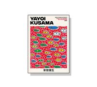 Yayoi Kusama Exposition D'art Citrouille Fleur Mur Art Affiche Imprime Abstraite Toile Peinture Photo Pour Chambre Moderne Décor À La Maison - Type 40x60cm No Frame #I