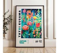 Yayoi Kusama Poster d'art japonais pour votre maison (poster uniquement, 40 x 50 cm)