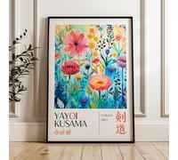 Yayoi Kusama Poster Sans cadre - Images d'art japonais (poster uniquement, 30 x 40 cm)