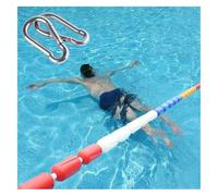 YAYREC Corde de séparation Flottante, Cordes de séparation de Couloir flottantes Corde de séparation de Piscine Homme Femme Natation Cordon Flottant Lignes for eaux Profondes(Style 2,3m/9.8ft)