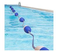 YAYREC Corde de séparation Flottante, Flotteur de sécurité for Piscine intérieure et extérieure, séparateur de sécurité for piscines Profondes et Peu Profondes(5m/16.4ft)
