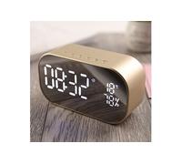 yAyusi Double Président Miroir Bluetooth Président Soutien FM Horloge_kosenewe339