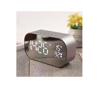 yAyusi Double Président Miroir Bluetooth Président Soutien FM Horloge_kosenewe340
