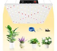 YAYZA! Lampe horticole LED 100W, Lampe de croissance à spectre complet pour tente de culture, UV dimmable 0%-100%, LM301B, 230 V CA pour plantes d'intérieur, légumes et fleurs de jardin