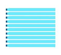 YAZANY Lot de 10 bandes adhésives double face pour écran LCD avec languette de traction - Facile à réparer et à enlever sans dommage - Kit de remplacement pour montre, téléphone portable, écran