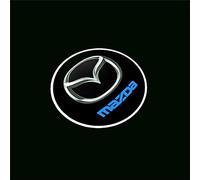 YAZGAN Projecteur Led Voiture pour Mazda 6 zoom-zoom evolution 09 CX-9 07 Mazda 8 11 RX-8 01 ATENZA, 2/4 Pcs Lumière de Bienvenue de Porte de Voiture, Projecteur de Porte de Voiture,B-4