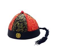 Yazhuq Chapeau traditionnel chinois Empereur pour tissu de soie Chapeau de prince chinois Tangzhuang Cosutme Accessoires