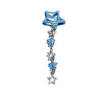 Yazhuq Pince à cheveux avec pendentif en forme d'étoile avec décoration colorée pour filles