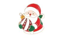 YAZILIND de Noël Broche Broche Traîneau du père Noël Elk Femelle de Noël Breastpin Corsage de Bijoux(#5)