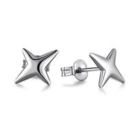YAZILIND Femmes Boucles D'oreilles Déclaration Haute Étoile Polonaise Boucles D'Oreilles Déclaration Personnalisé Élégant Dainty Sensible Oreille Bijoux Cadeau
