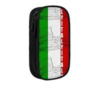Yazs Trousse à crayons avec fermeture éclair pour bureau, école - Drapeau italien de l'Italie, Colisée romaine