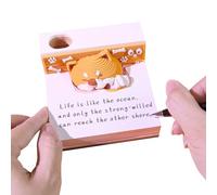 Yaztauho Agenda 3D 2026 | Bloc-Notes Calendrier 3D en Papier 2026 | Décoration Gravure Papier Jours Fériés Thème Chiot | Pour Ados Adultes Élèves Enseignants Filles Garçons
