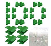 Yaztauho Attaches de Serre - 100 Pièces Attaches Pour Tunnel de Culture - Fixations Réutilisables Pour Couverture Hivernale Structure Tuyaux Et Filet Arceau | Tunnel Cadre de Couverture Jardinage