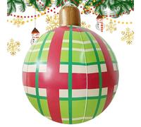 Yaztauho Boules de Noël Géantes, Ornements Soufflés pour Extérieur, Arbre À Boules Géantes pour Fêtes, Décoration Pelouse Jardin Fête Familiale Porche