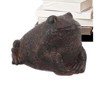 Yaztauho Cache-Clés pour Extérieur,Compartiment Secret Sécurisé en Forme de Crapaud | Décoration Jardin Résine Cachette Sécurisée pour Clés Bijoux Clôture Pelouse Arrière-Cour