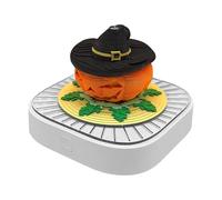 Yaztauho Calendrier 3D Bureau 2026 | Bloc-Notes 3D Halloween - Carnet Décoratif avec Lumière LED pour Espaces de Réception Bureau Freelances Assistants de Direction Salles de Conférence