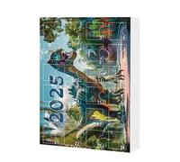 Yaztauho Christmas Countdown,Countdown To Christmas - 24 Boîtes Ornement Pendentif Alphabet Thème Dinosaure Acrylique 2D Pour Femmes Hommes Filles Cadeaux De Noël Pour Les Fêtes