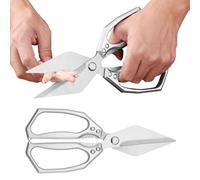 Yaztauho Ciseaux de Cuisine Robustes - Ciseaux Culinaires pour la Cuisine, à Arêtes de Poisson 2 Pièces pour Volaille Canard Viande Amateurs de Barbecue Chefs et Cuisiniers à Domicile