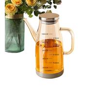 Yaztauho Distributeur D'huile Pour Cuisine | Distributeur d'Huile en Verre à Large Ouverture,Verseuse à Bec Anti-Gouttes - Pour Cuisine Maison Cuisson Pâtisserie Salade Barbecue Vinaigre Sauce Soya