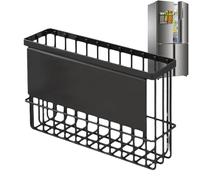Yaztauho Étagère Magnétique Pour Réfrigérateur,Support Aimanté Pour Frigo - Panier De Rangement À Aimant Puissant - Organisation Cuisine Et Placard