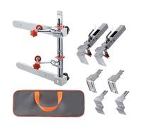 Yaztauho Gabarit pour Meubles | Gabarit De Poignée De Meuble,Équipement De Montage Glissant Pour Boîte À Outils Et Meuble Avec Système De Coulissement